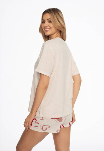 Piżama Damska 41309 Amour  Henderson różowa