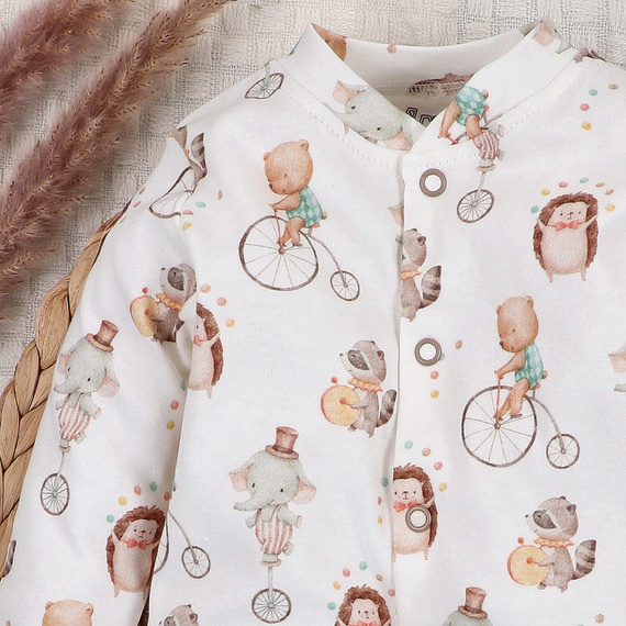 Nini Circus – pajac niemowlęcy z organicznej bawełny, delikatny i ekologiczny