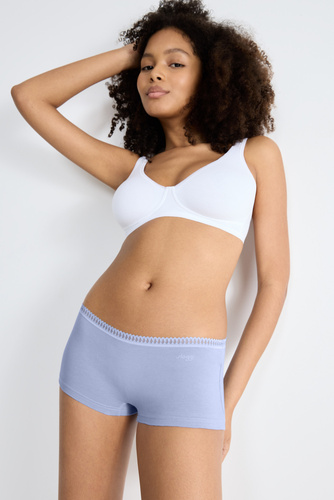 Szorty Damskie GO Crush  Short C3P 3-pak Sloggi - niebieski