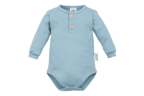 Body guzik z długim rękawem "SWEET DREAMS" Makoma turkusowy