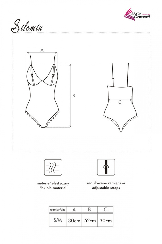 Komplet bielizny Silomin LC 1401 LivCo Corsetti Fashion
