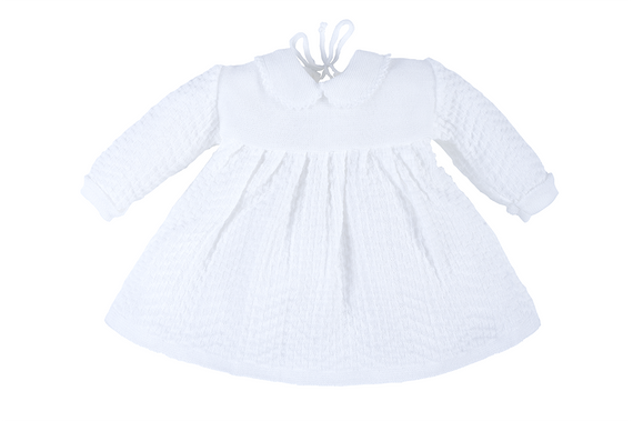 Sukienka ażurowa SU1B Marija - biały