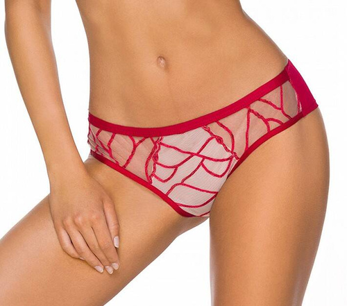 Figi damskie 2220 Lupoline-  czerwone