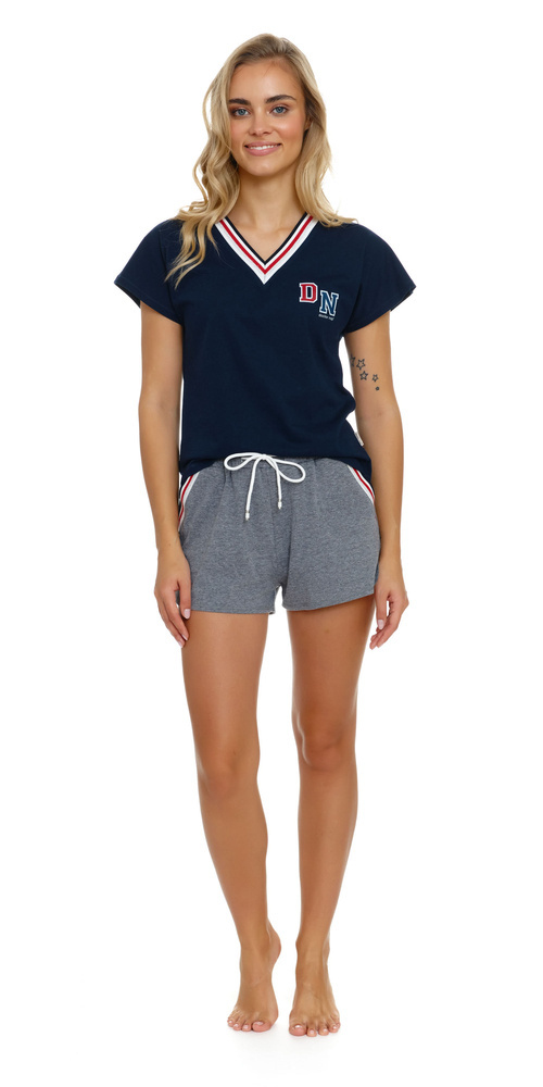 Piżama Damska 5117 Doctor Nap - navy blue