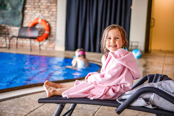 Szlafrok dziecięcy bambusowy Bamboo ByShelly - jasny róż