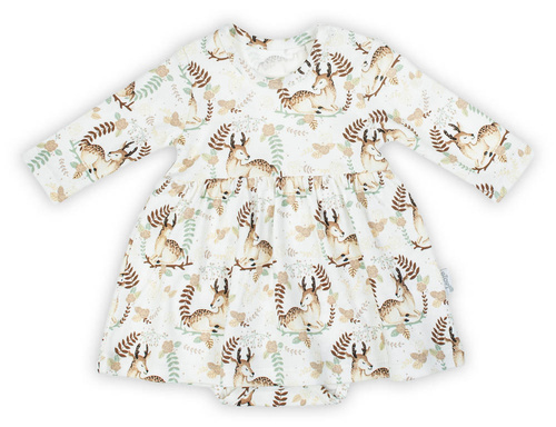 187160 Bibi Sukienko-body Nicol - kremowy