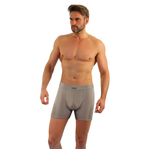 Bokserki męskie BM03 Neutral Sesto Senso - ciemnobeżowy