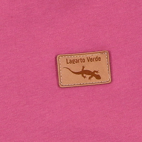 Legginsy dziewczęce Lagarto Verde - różowy