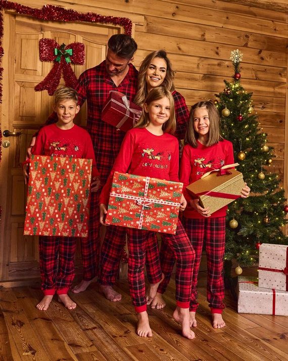 Piżama dziewczęca 592/174 594/174 Celebrate Cornette czerwony