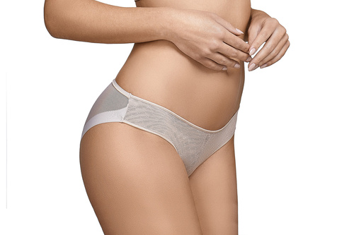 Figi bikini Katia Selene – bezszwowe, z tiulem i mikrofibry, wygodne i niewidoczne pod ubraniem