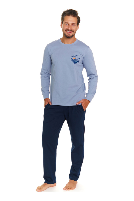 PMB.7139 Piżama Męska Doctor Nap - sky blue