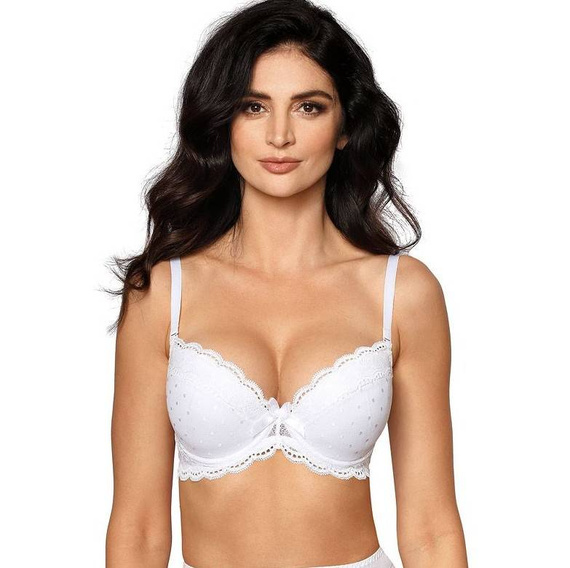 Biustonosz push-up Lagerta Róża czarny