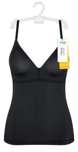 Bra-shirt  Koszulka na ramiączkach Sloggi wow comfort - black 