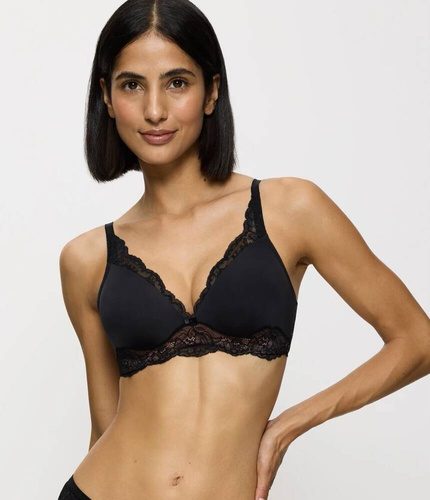 Biustonosz półusztywniany Amourette Charm Triumph- czarny