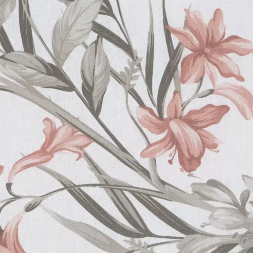 Pościel bawełniana Sara 34 kwiaty Eurofirany morelowy