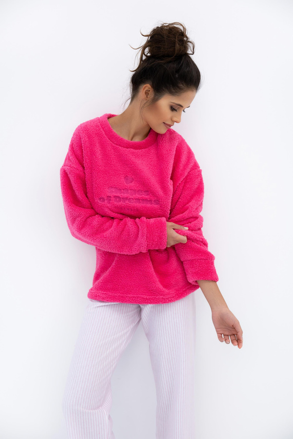 Bluza damska Brooklyn Sensis – miękka bluza z nadrukiem i ściągaczami