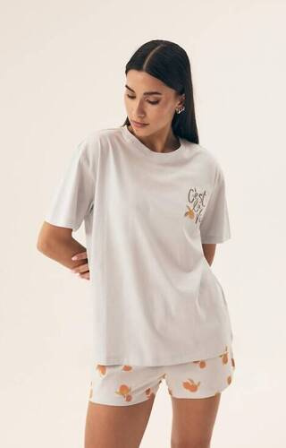 Piżama Damska 42684 Naranja Henderson - pale blue