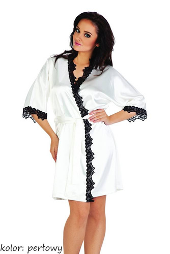 Szlafrok damski 929 Kleoree De Lafense - pearl 