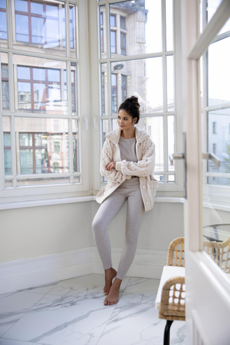 Kardigan blezer Daphne Sensis - ecru