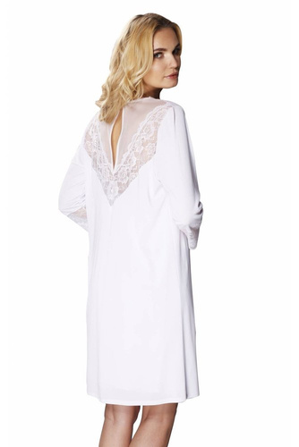 Szlafrok peniuar Mewa 86298 Honeymoon biały 