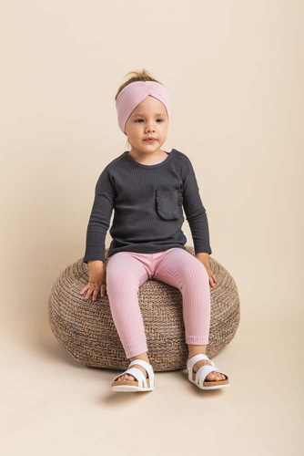 188201 Nela Legginsy Nicol - różowy