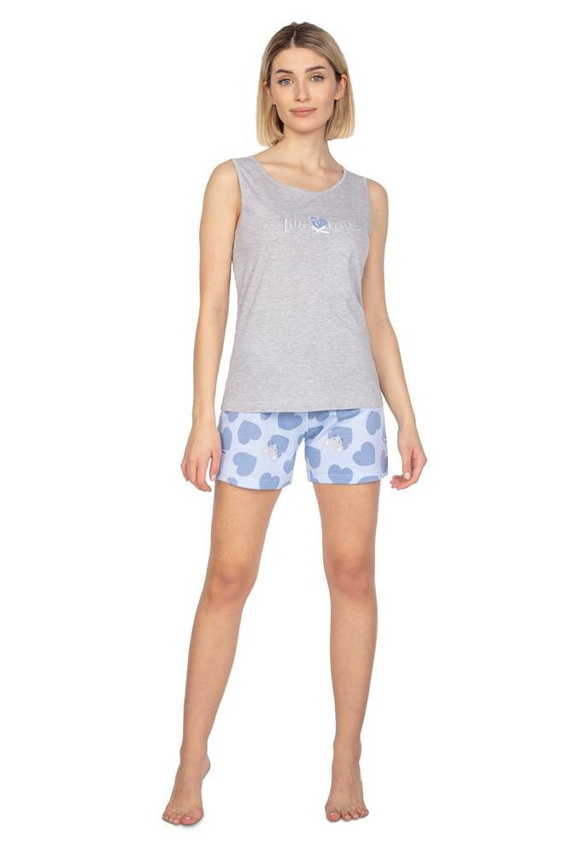 Piżama damska 664 Regina - szary