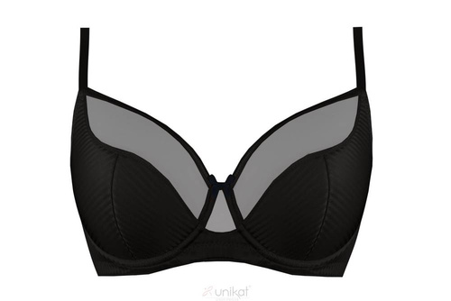 Biustonosz semi soft półusztywniany Fiona Unikat czarny 