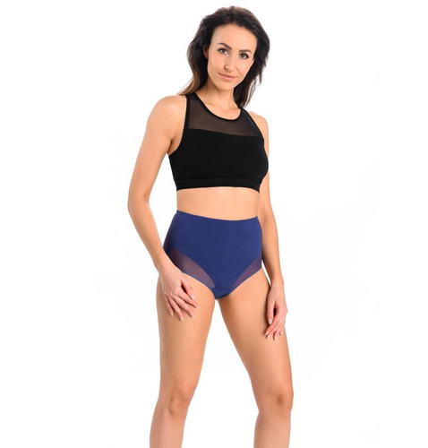 Figi z wysokim stanem 3-Pak 1123-3 Filly Teyli -  czarny/jeans/czerwony