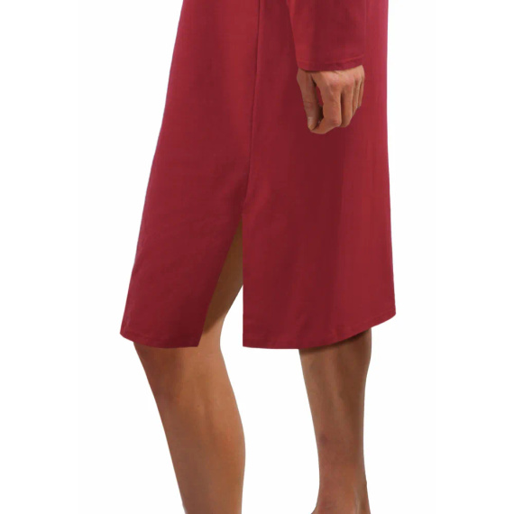 Koszula męska z szlafmycą 3113 Sesto Senso bordowy