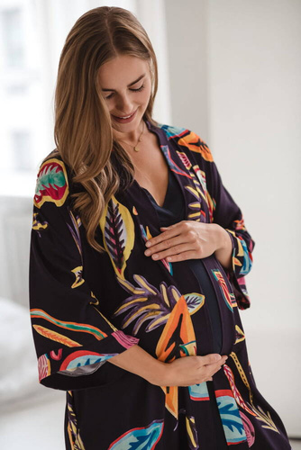 Otulacz bambusowy Tropical Navy Milk&Love