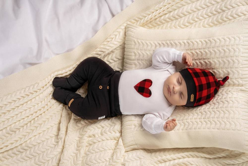 163590 "Magia Świąt" Spodnie niemowlęce Nicol - czarny