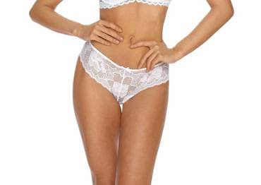 F 3329/5 Angel  Figi damskie Mat biały