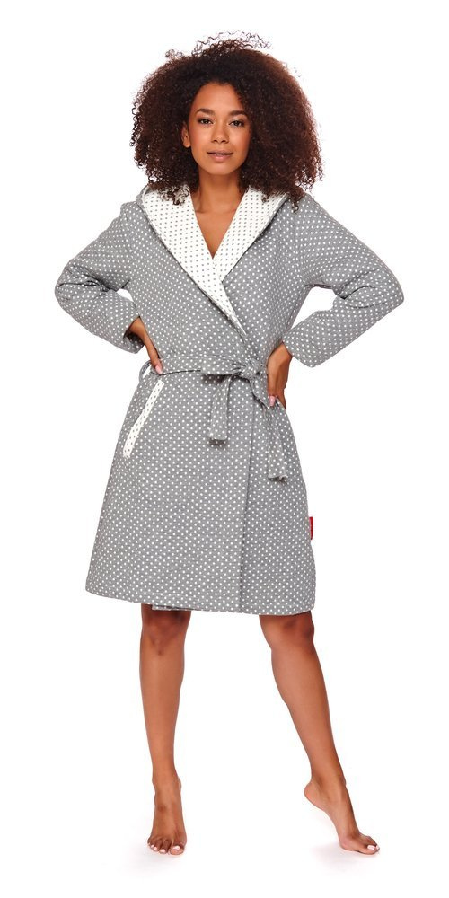 8030 Szlafrok damski Doctor Nap - dark grey