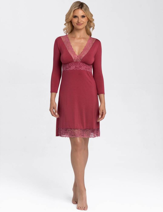 Koszula Nocna Thelma Babella -antyczny róż