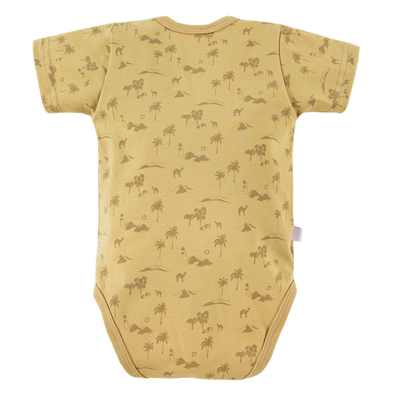 Body z krótkim rękawem Sahara Eevi - żółty