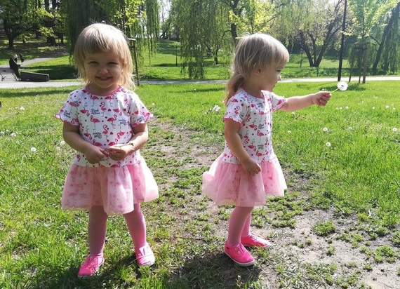 "FLAMING" Sukienka niemowlęca Makoma