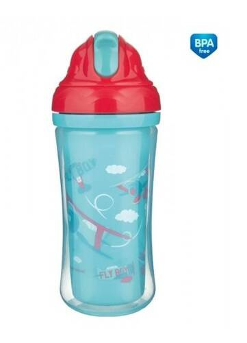 Bidon ze składaną silikonową rurką CA74/052 Samolot Canpol Babies