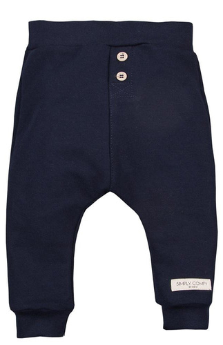 "Simply Comfy" Spodnie z guzikami Ewa Klucze- szary melanż