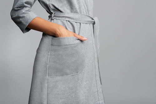 Szlafrok Damski 3/4rękaw Kalia Italian Fashion- róż