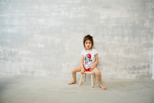 Piżama dziewczęca Marina Italian Fashion - jasny melanż