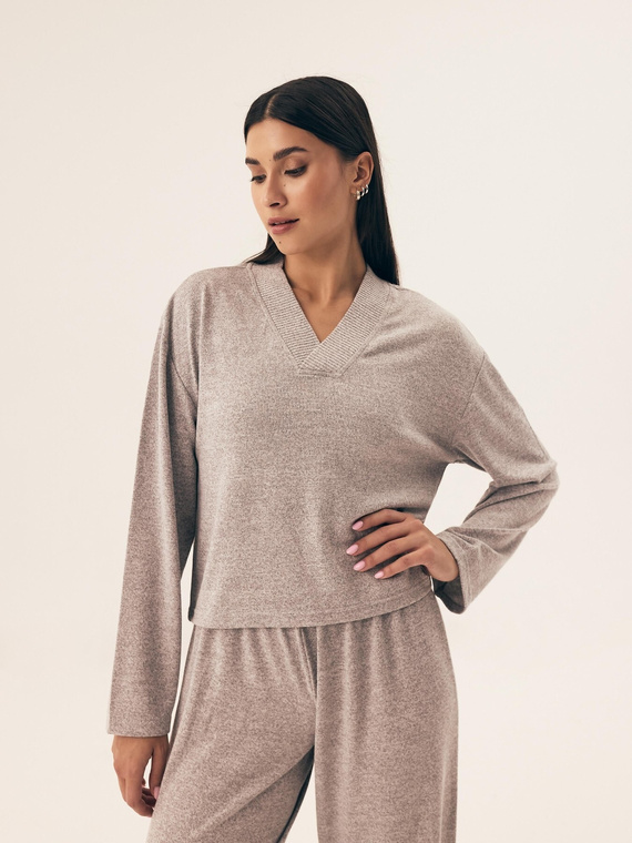 Piżama Damska 42024 Fudge Henderson jasny szary