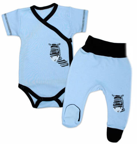 Zebra Komplet 2-częściowy Terjan - niebieski