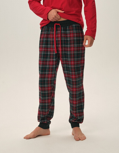 Piżama Męska 41914 Honest Henderson -czerwony