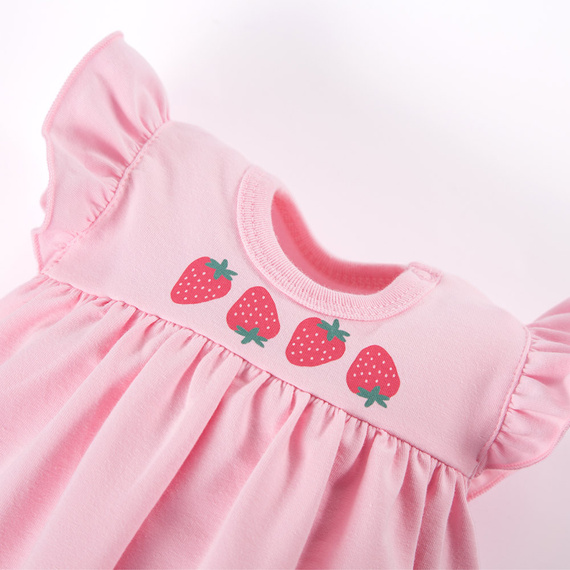 Strawberry & Love Sukienko-body krótki rękaw Eevi