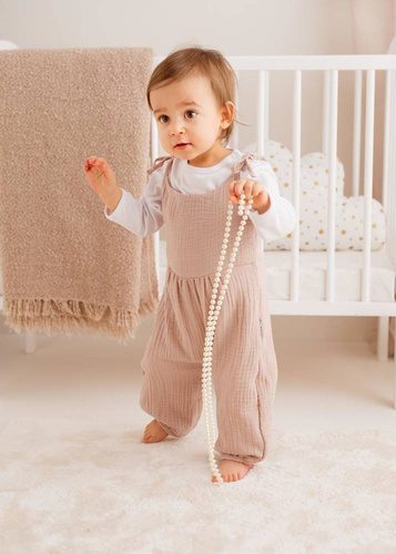 Komplet muślinowy Silky Koala - jasny brąz