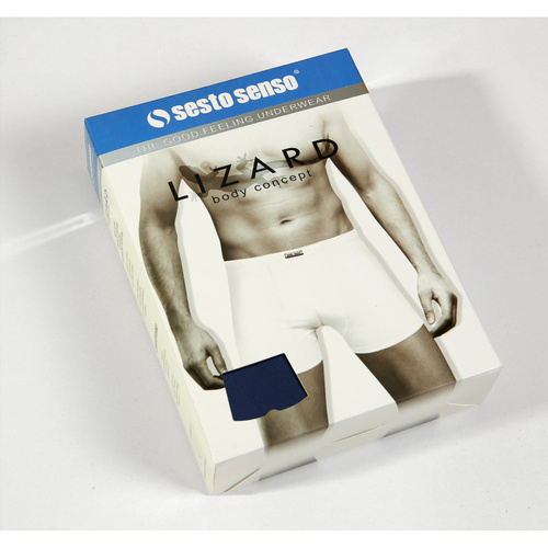 Bokserki męskie BM04 Lizard Sesto Senso - granatowy