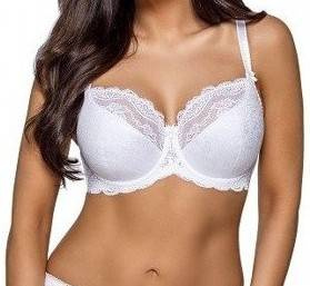 925 półusztywniany Biustonosz Maxi Ava biały