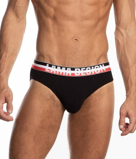 Slipy męskie M-1051 SD Lama -czarny szary