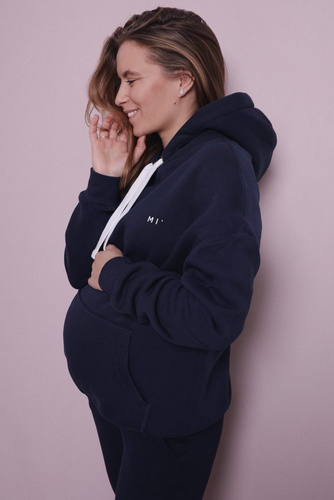 Bluza z kapturem MI° hoodie Misimi - granat 