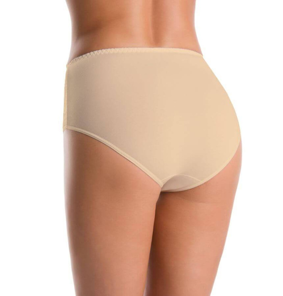 Figi z koronką Violetta Teyli - beżowy